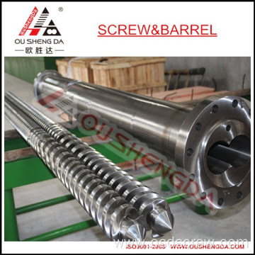 parallel twin screw barrel for Extruder HDPE LDPE sheet pipe board